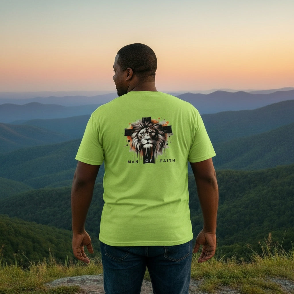 Man Of Faith - Lime - 2XL