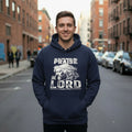 Hoodie Till My Last Breath I Will Praise The Lord-Navy-3XL