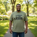Hooked on Jesus-Heather Olive-L