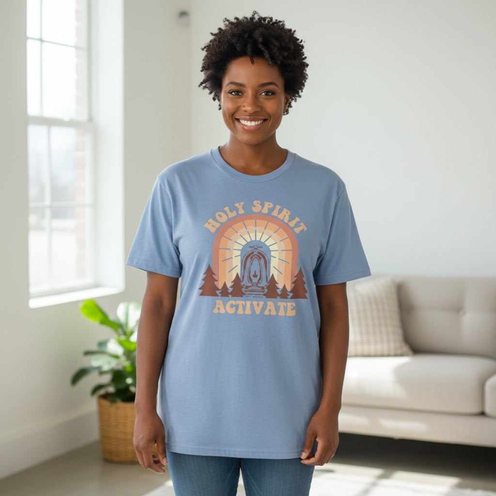 Heather Holy Spirit Activate-Light Blue-4XL