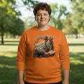Bind My Wandering Heart To Thee-Orange-M-Long Sleeve