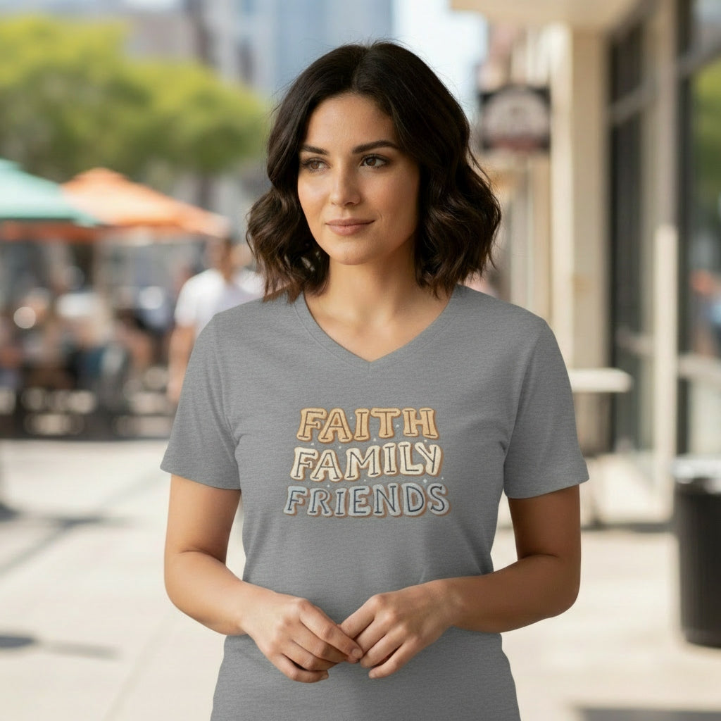 Faith Family Friends-Dark Heather-3XL