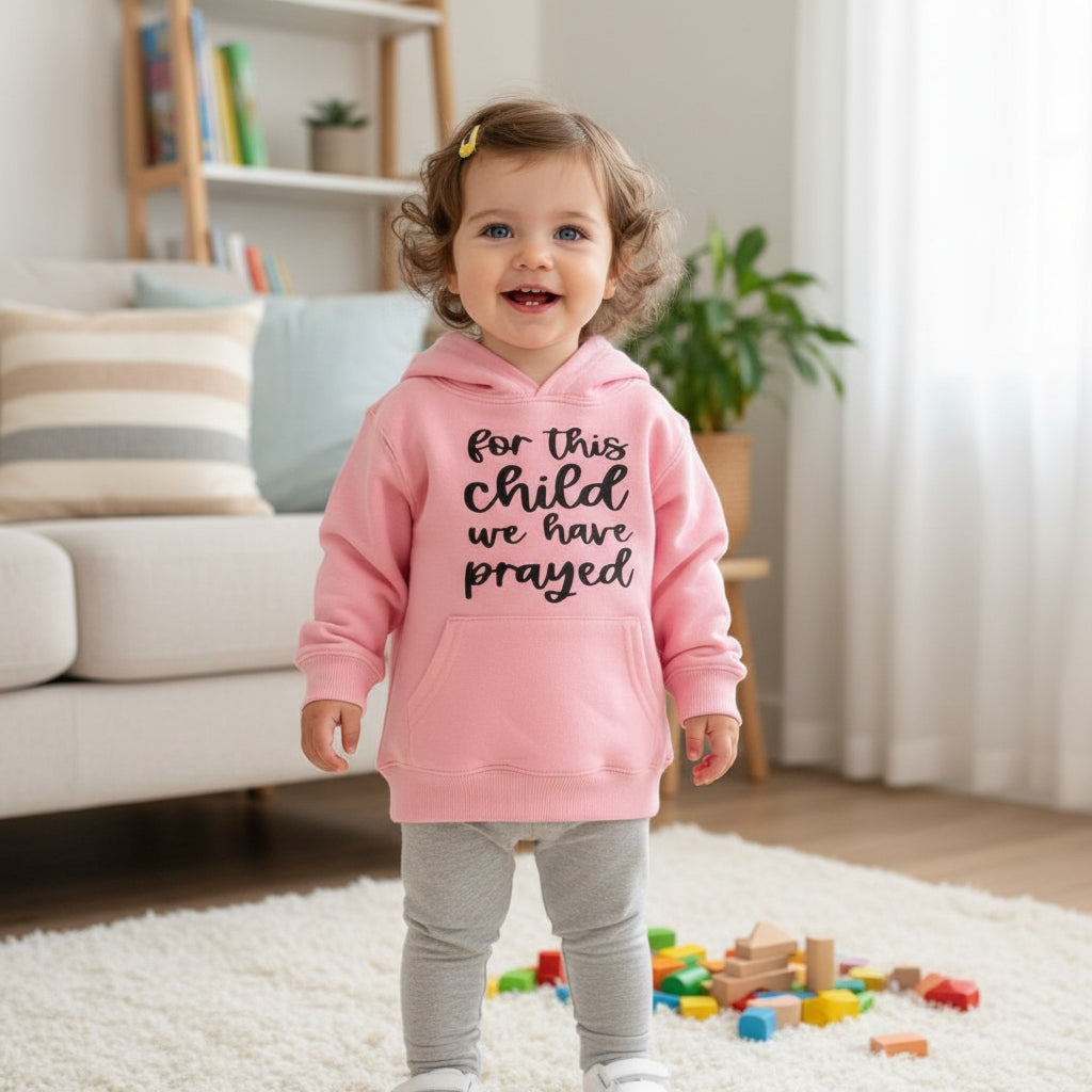 For This Child We Prayed-Pink-2T-Hoodie