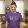 God Says I Am-Heather Purple-S