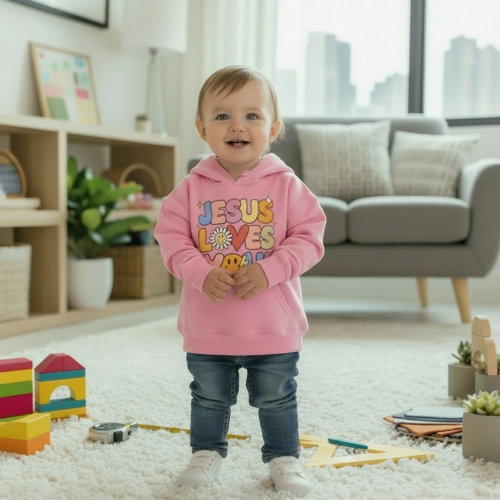 Jesus Loves You-Pink-4T