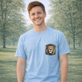 Lion And Crown-Light Blue-2XL
