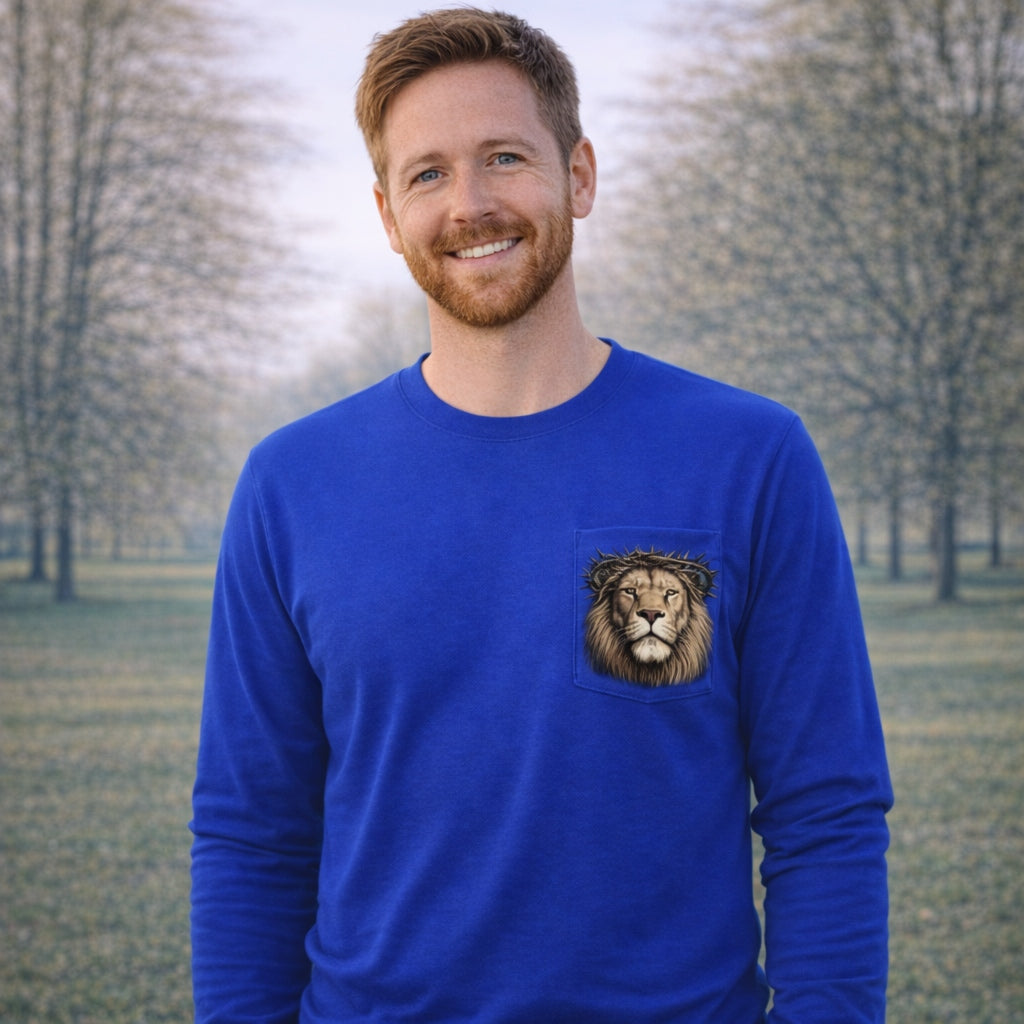 Lion And Cross -Royal-Pocket-Long Sleeve-LT