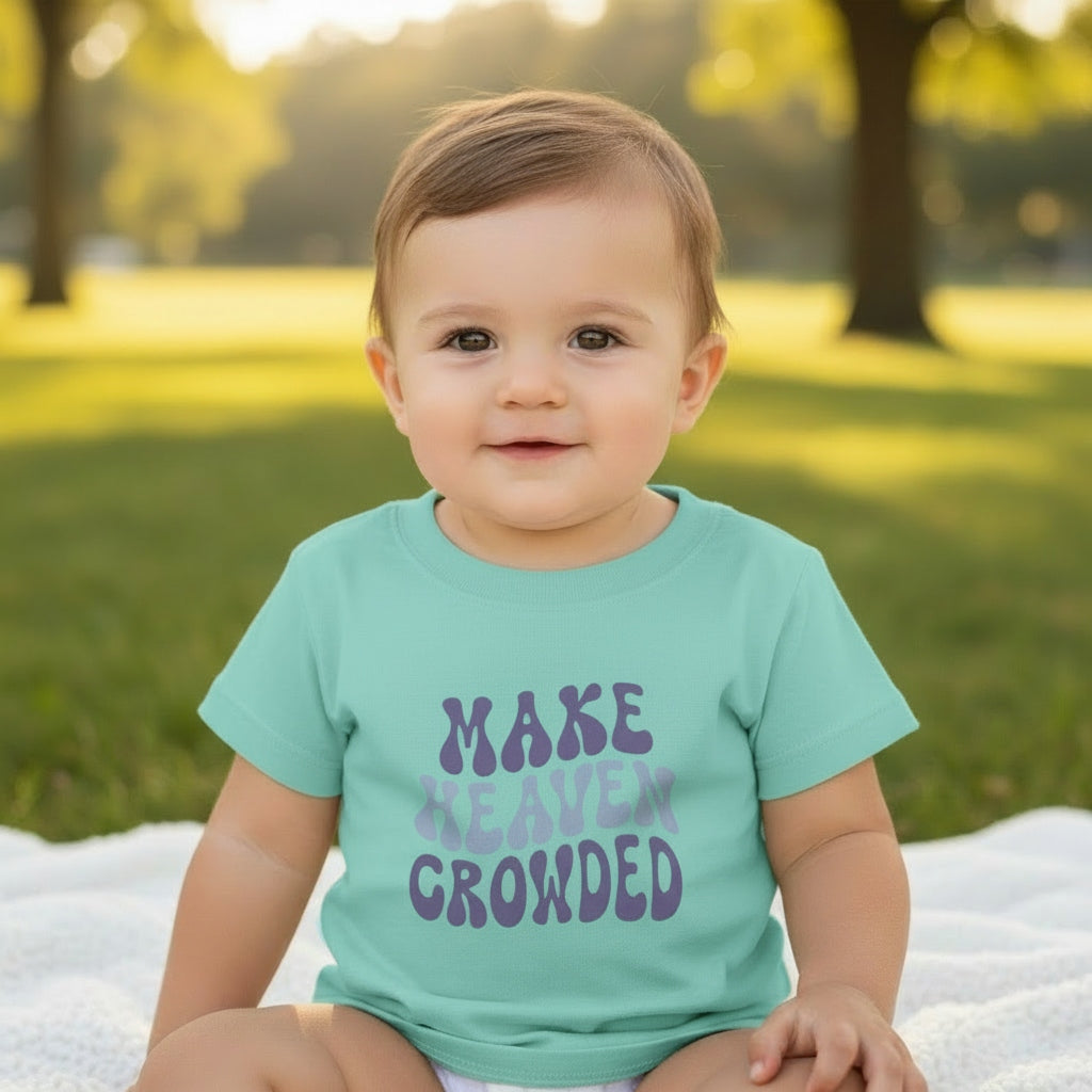 Make Heaven Crowded-Aqua-12 Mo