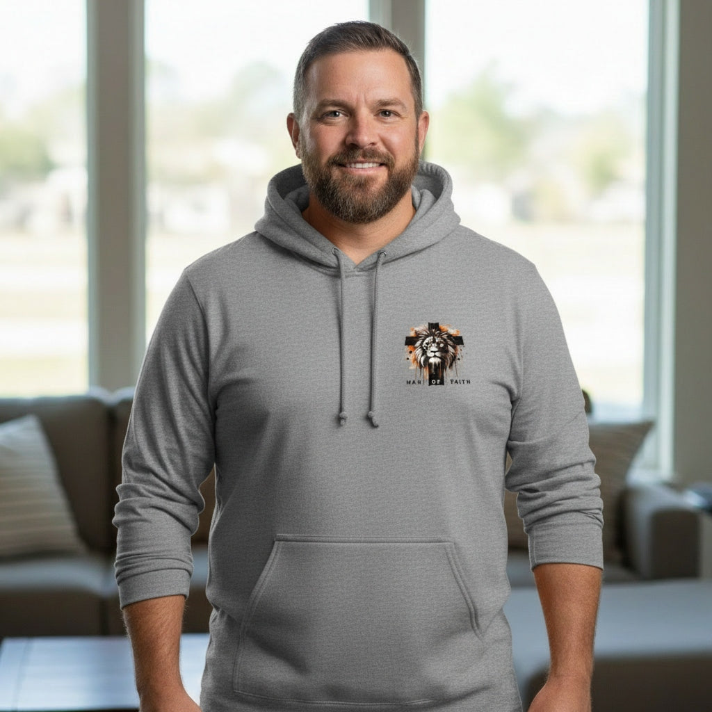 Man Of God-Heather-XL-Hoodie