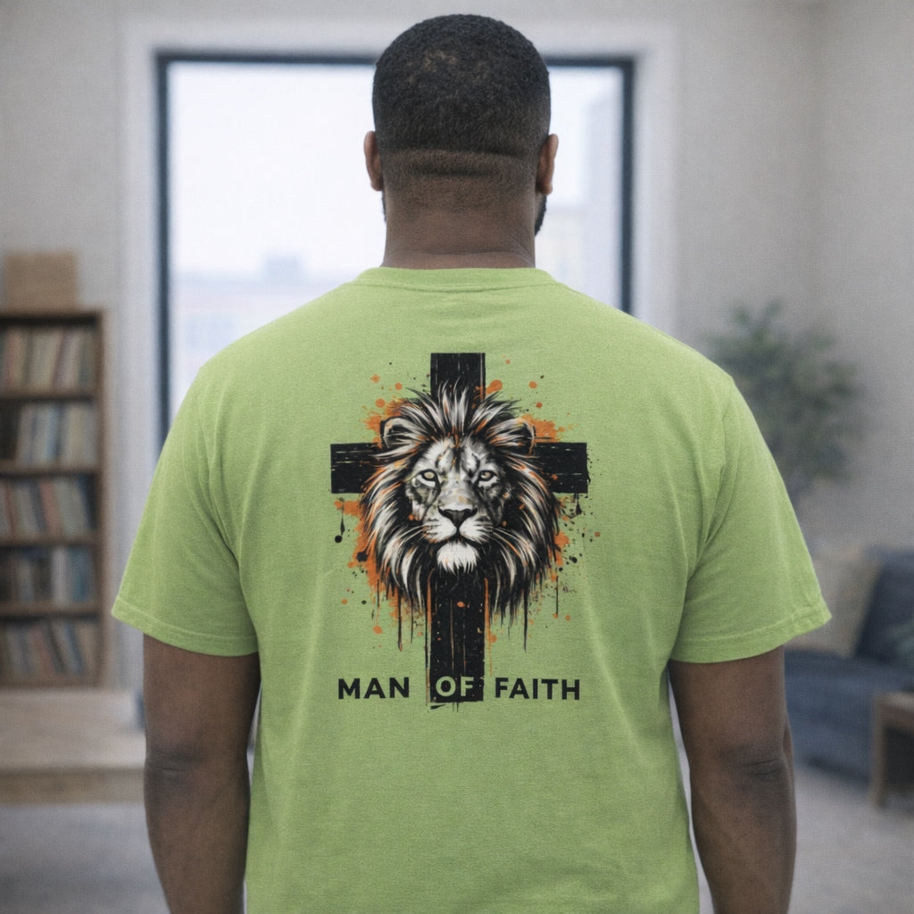 Man Of God-Lime-2XLarge Tall