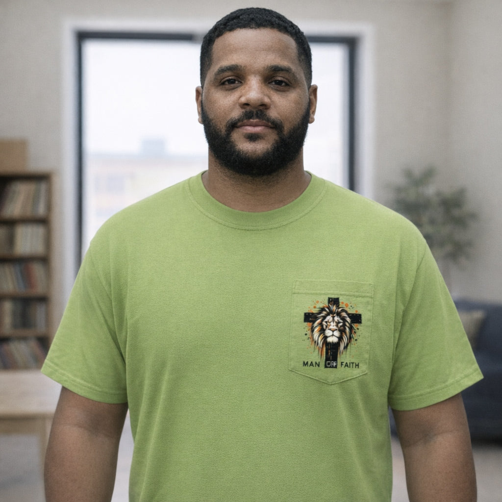 Man Of God-Lime-2XLarge Tall