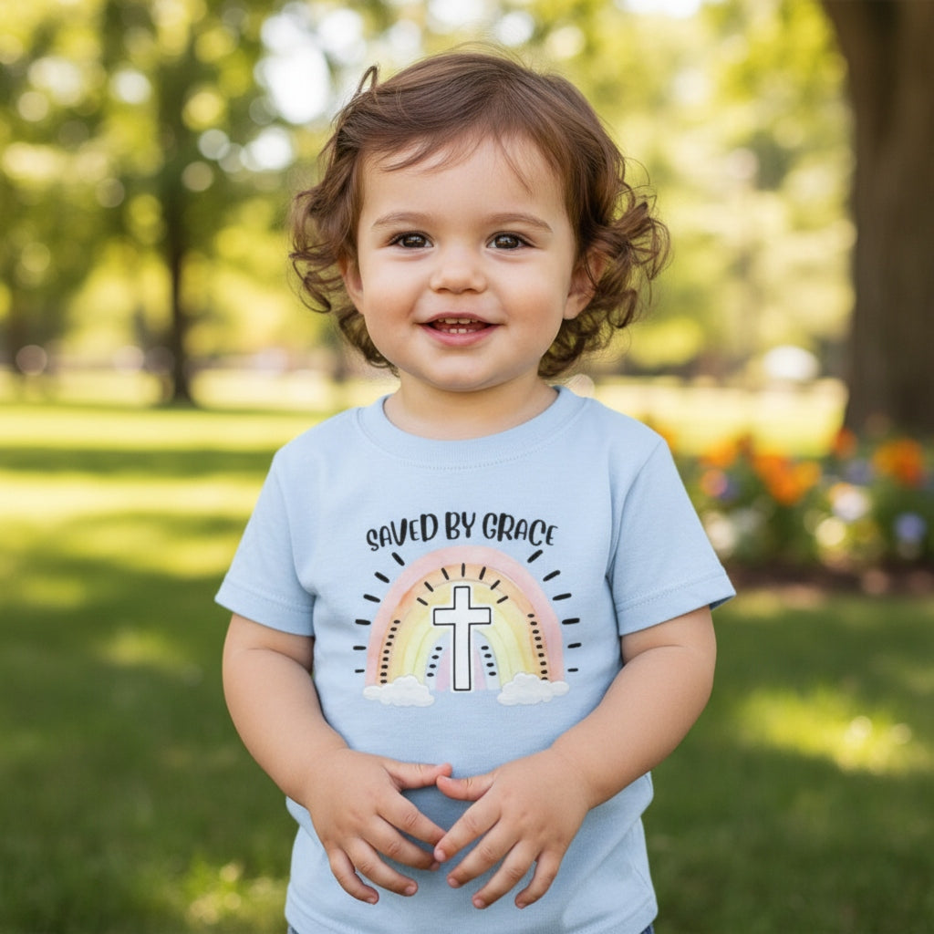 Saved By Grace-Light Blue-4T