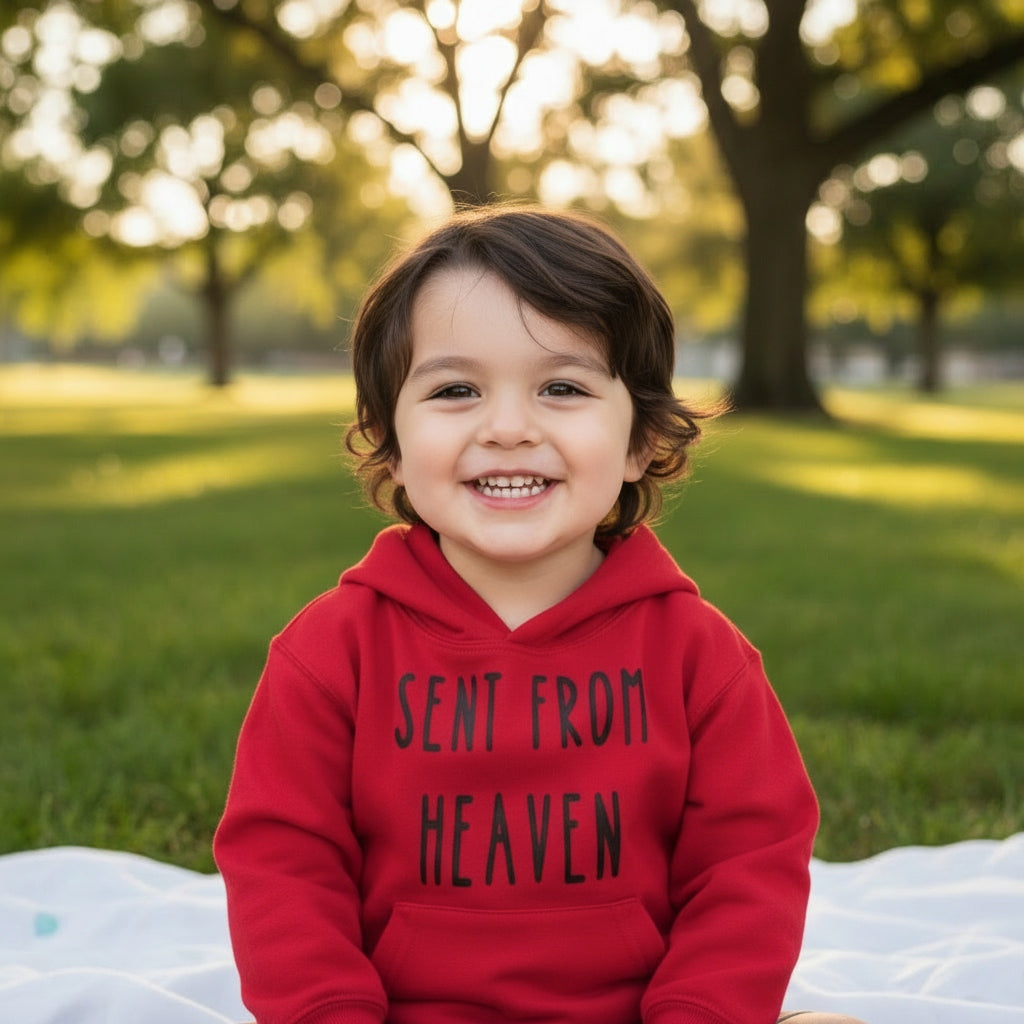 Sent From Heaven-Red-3T-Hoodie