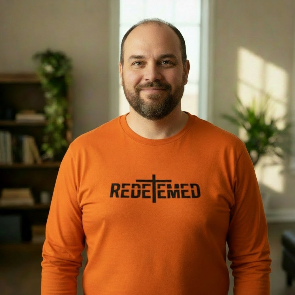 Redeemed-Orange-Large-Long Sleeve-Tall